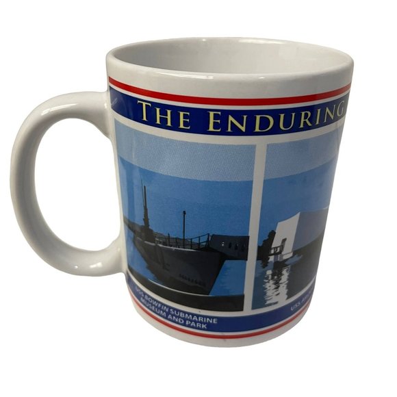 Legacy Of PEARL HARBOR Mugs Cups 12oz Hawaii Historic WWII Memorial 12oz - Picture 4 of 4